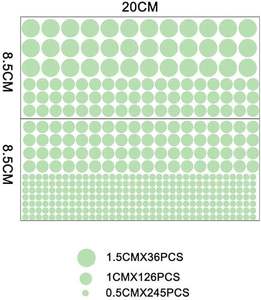 Adesivo di Sicurezza Personalizzato 85*200 mm <span class=keywords><strong>in</strong></span> PVC, Pellicola Luminosa Fluorescente che Brilla al Buio per 8 Ore - Product Image 2
