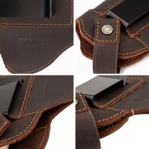 Humerpaul ซองปืนหนังแท้อเนกประสงค์พร้อมสายคาดแบบซ่อนสำหรับปืนพกทุกขนาด - Product Image 4