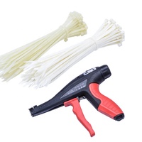 FSCAT Attaches de câble en nylon 200mm 300mm 400mm 500mm Nylon réutilisable 66 attaches à fermeture éclair en nylon en plastique autobloquantes stabilisées par la chaleur