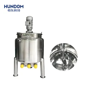 Thép không gỉ ngành công nghiệp xe sơn xi-rô nấu ăn nồi trộn mỹ phẩm homogenizer Máy xay sinh tố dầu gội lỏng xà phòng trộn máy