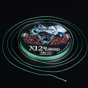 Ligne de pêche tressée WildPro Herc War X12 100m 2.0mm Super résistante, haute qualité, pour la pêche en mer - Product Image 5