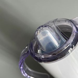 Gobelets isothermes en acier inoxydable blancs vierges de 12 oz pour enfants, bébés et tout-petits, anti-déversement, parfaits pour la sublimation - Product Image 4