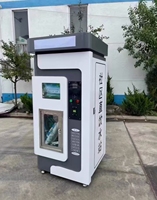 Distributeur d'eau glacée purifiée directement de l'usine, avec désinfection par lumière UV, fonction anti-gel, paiement par jeton/pièce/carte/code QR