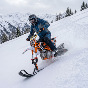 Motocicleta de Nieve a Gasolina para Adultos, Recreación Invernal, Motocicleta para Conducir en la Nieve - Product Image 4