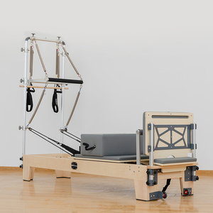 Bois d'érable de haute qualité, deux en un, solide et stable, adapté à plus de positions corporelles en Pilates ou en yoga. - Product Image 4