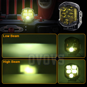 Ovovs 7 inch 8500 lumens offroad LED Pod ánh sáng cho 4x4 ATVs SUV UTV xe tải - Product Image 2