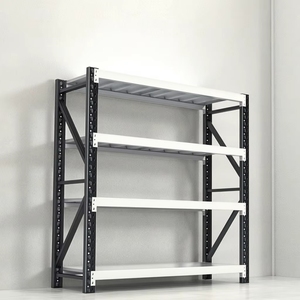 Adjustable 5-Layer Steel Metal Shelving Racks Corrosion Protection Garage Warehouse Storage Stacking <strong>Pallet</strong> <strong>Shelves</strong> - Product Image 2