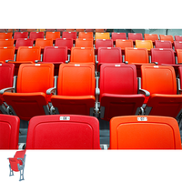 Chaises de stade de baseball et de football, sièges pliables en plastique, chaise de tribune