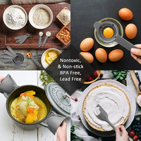 TOALLWIN Nouveaux accessoires de cuisine tendance, ustensiles de cuisine, ensemble d'ustensiles de cuisine en silicone, ustensiles de cuisine en silicone