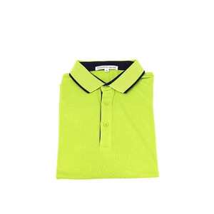 Bambù traspirante da uomo per Polo M, L, XL, XXL, XXXL, decorazione con bottoni in tessuto tinta unita - Product Image 2