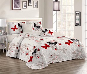 2022 New Design Style king Queen Size Plaid <strong>Quilted</strong> <strong>Indian</strong> Cotton <strong>Bedspread</strong>