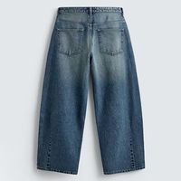 Pantalon baggy en denim 100% coton 14 oz pour homme, sur mesure, vente en gros OEM, streetwear, jean à jambes larges pour homme, taille oversize