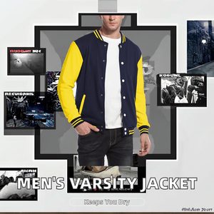 Chaqueta Varsity de Alta Calidad para Hombre, con Parches, Recubierta, con Logotipo Bordado Personalizado, Impermeable, Resistente al Viento, Venta al por Mayor, Libre de Impuestos en EE. UU. - Product Image 2