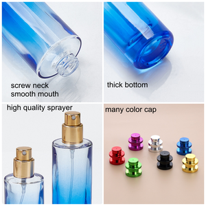 Botella de Vidrio Redonda de 20ml 30ml con Cuello de Rosca y <span class=keywords><strong>Atomizador</strong></span>, Logotipo Personalizado, Recargable, Botella de Perfume Vacía - Product Image 4