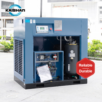 Compresor de Aire de Tornillo Industrial Nuevo Kaishan 7.5-132kW 220V/380V Sin Aceite, Refrigerado por Aire, Estacionario, Profesional y Silencioso