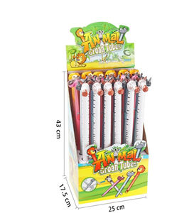 Bomboniere strumenti musicali suonatore di bastoncini sonori per bambini animale tubo di plastica - Product Image 4