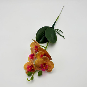 Orchidée Phalaenopsis artificielle Paulon à 5 fleurs, 47 cm de haut, pour la photographie de mariage, la décoration de la maison - Product Image 4