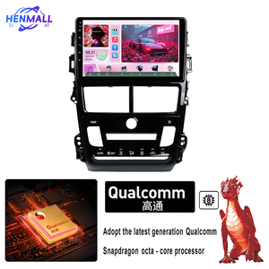 Autoradio Qualcomm 8 cœurs 9 pouces avec commande au volant, DSP, lecteur DVD 4G pour <span class=keywords><strong>Toyota</strong></span> Vios <span class=keywords><strong>Yaris</strong></span> 2017-2020 - Product Image 2
