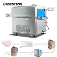 Machine de thermoformage à eau chaude pour emballage de viande, avec contrôle de la température, pour une chaîne de production stable et efficace