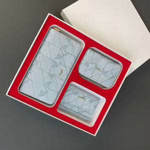 Designer portemonnee muntportemonnees clutch tas mode kaarthouder clutch tas hoge kwaliteit mode portemonnee 3 stuks/set met doos Yuee25123148 - Product Image 6