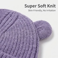 Gorro Infantil Unisex de Algodón Tejido a Mano, Grueso, Cálido, Ecológico, Transpirable, Absorbente de Sudor, Deportivo, para Exteriores, Personalizable
