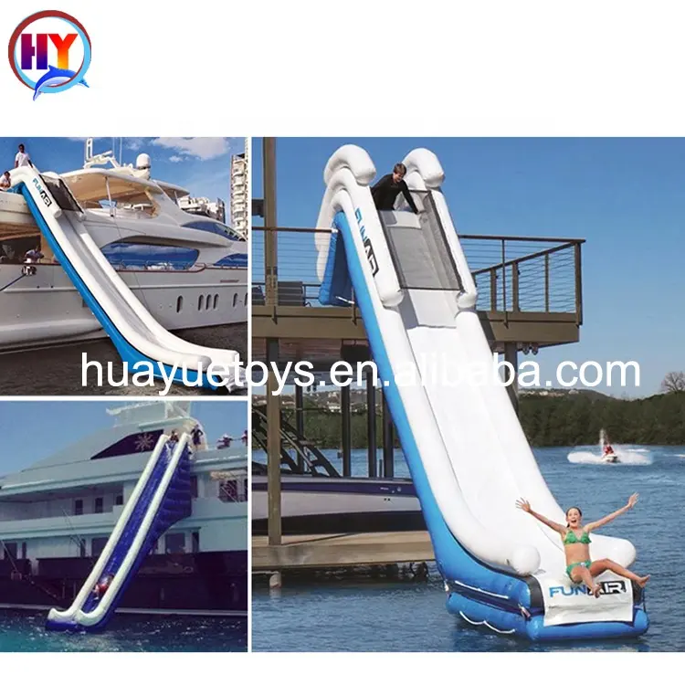 Открытый 13 футов ПВХ брезент надувная яхта раздувное скольжение док-станция для платформы БАССЕЙН пляжные игрушки для воды