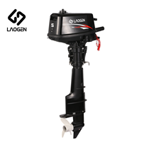 Moteur hors-bord Laogen 2 temps ODM 5HP avec moteur de bateau à essence Mercury 5M, neuf pour la pêche en Russie