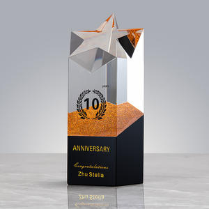جودة عالية الإبداعية خمس نجوم الكريستال الكأس الشركة الاجتماع السنوي تذكار الكريستال - Product Image 4