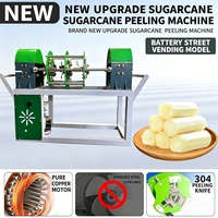 Machine à éplucher et couper la canne à sucre en acier inoxydable, prix usine, élimine la peau rapidement sans gaspillage de fruits