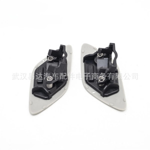 Cache de lave-phare BMW Série 3 Gris Gauche Droit Paire 61677171659 61677171660 Fixation par vis Plastique - Product Image 1