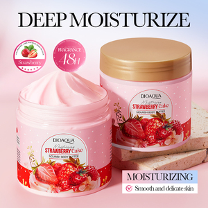 <span class=keywords><strong>BIOAQUA</strong></span> Crema Corporal de Fresa, Coco, Chocolate y Vainilla, Suave y Delicada, Hidrata, Mejora la Piel Seca, Productos para el Cuidado de la Piel - Product Image 1