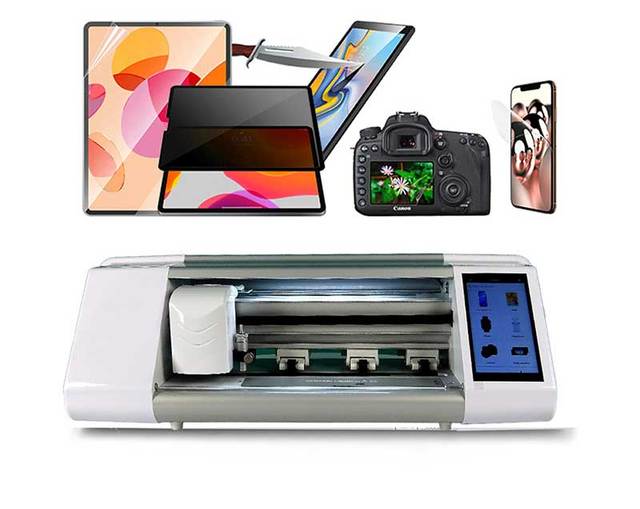 Hot-selling Customizable UV Hardness Mobile Phone Privacy Screen Protector Automatic Blade Cutting Machine