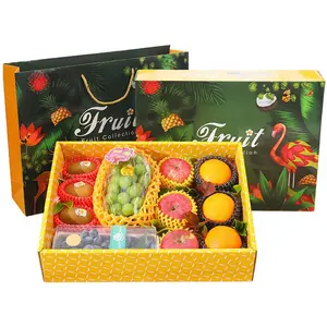 Boîtes en papier Emballage alimentaire Cerise Orange Poire Fruit Boîte d'emballage cadeau