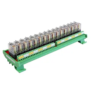 Ginri JR-16L1, modul Relay 16 saluran 5V 12v 24V 110v 220vac