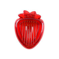 Ustensile de cuisine en acier inoxydable pour couper les fraises, gadgets pour fruits, trancheur de fruits, coupeur de fraises