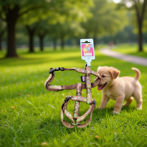 Arnés para Mascotas de 1.5 Pulgadas con Diseño de Cachorro y Hierba para Mayor Comodidad y Estilo - Product Image 2