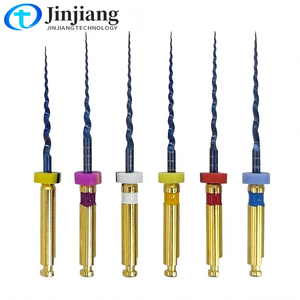 Endo-Rotationsfeilen <span class=keywords><strong>Ni</strong></span>-Ti Wärmeaktivierte Zahnärztliche Endodontische Wurzelkanalfeilen SX-F5 Gold Blau Silber 6 Stück/Box Dentalmaterialien - Product Image 2