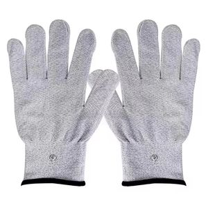 Sarung tangan pijat konduktif serat perak terlaris sarung tangan pijat energi instrumen terapi akupunktur elektroda - Product Image 4