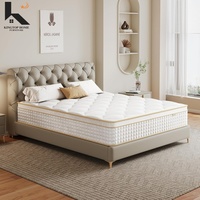 Foshan Fabrikverkauf Luxuriöse Hochwertige Fünf-Sterne-Hotel-Matratze King Size Memory Foam Taschenfederkern Heim-Möbel Schlafzimmer