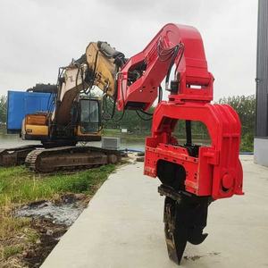 Marteau vibrant hydraulique KN200 Machine à empiler Marteau vibrant monté sur excavateur Tube Pile Pammer Sheet Pile Pammer - Product Image 2