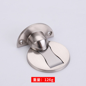 Système d'absorption acoustique de sol pour porte en bois et acier inoxydable moderne, aimant puissant, pour cuisine et salle de bain, sans perçage requis - Product Image 3