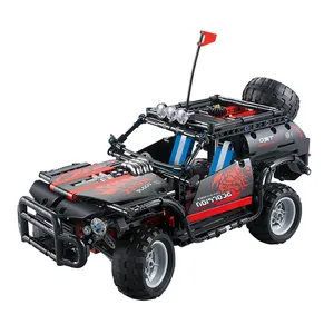 中国批发33002块技术系列33002 SUV男孩集赛车积木玩具中国进口玩具厂