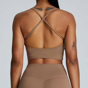 Nouveau gilet de Yoga femmes antichoc rassemblement croix dos sous-vêtements de sport séchage rapide course Fitness vêtements haut - Product Image 5