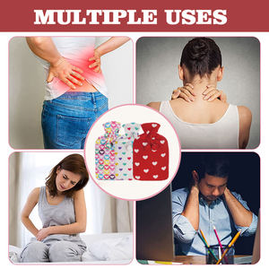 Bolsa de <span class=keywords><strong>Agua</strong></span> <span class=keywords><strong>Caliente</strong></span> de Goma BS Multicolor con Funda de Felpa - Product Image 4