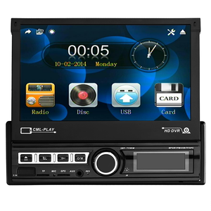 Pantalla táctil Universal Gps <span class=keywords><strong>Radio</strong></span> estéreo 7 pulgadas <span class=keywords><strong>Bluetooth</strong></span> 1 Din reproductor de Dvd para coche Mp5 <span class=keywords><strong>con</strong></span> pantalla - Product Image 4