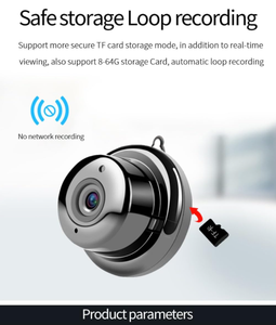 Mini <span class=keywords><strong>Telecamera</strong></span> <span class=keywords><strong>WiFi</strong></span> con Visione Notturna e Slot per Scheda TF, Ideale per <span class=keywords><strong>Casa</strong></span> - Product Image 4