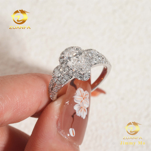 <span class=keywords><strong>Bague</strong></span> de <span class=keywords><strong>fiançailles</strong></span> en <span class=keywords><strong>or</strong></span> <span class=keywords><strong>blanc</strong></span> 14 carats sur mesure, certifiée IGI, pour femme, magnifique, avec un diamant de laboratoire de 1 carat en forme de poire - Product Image 3