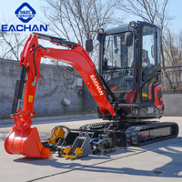 Nouveau produit Mini pelle CE EPA Euro 5 Ingénierie municipale Petite pelle compacte hydraulique tout terrain de 2.5 tonnes