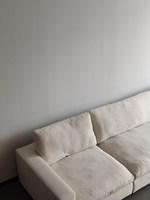 Maxwell 2025 Canapé nuage à trois places nouveau modèle crème Style Wabi-Sabi tissu modulaire rangée droite canapé pour petits salons