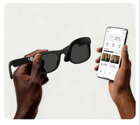 Lunettes Audio Intelligentes en Promotion avec IA, Lunettes de Soleil Intelligentes avec Caméra pour Photos et Vidéos, Contrôle Tactile, Traduction IA